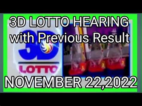 3d lotto and stl probables|3D RESULT November 23, 2022 .